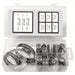 Ideal 999044674070 Tackle Box Worm Gear, Plastic Case, 301 Stainless Steel - KVM Tools Inc.KV802UL1