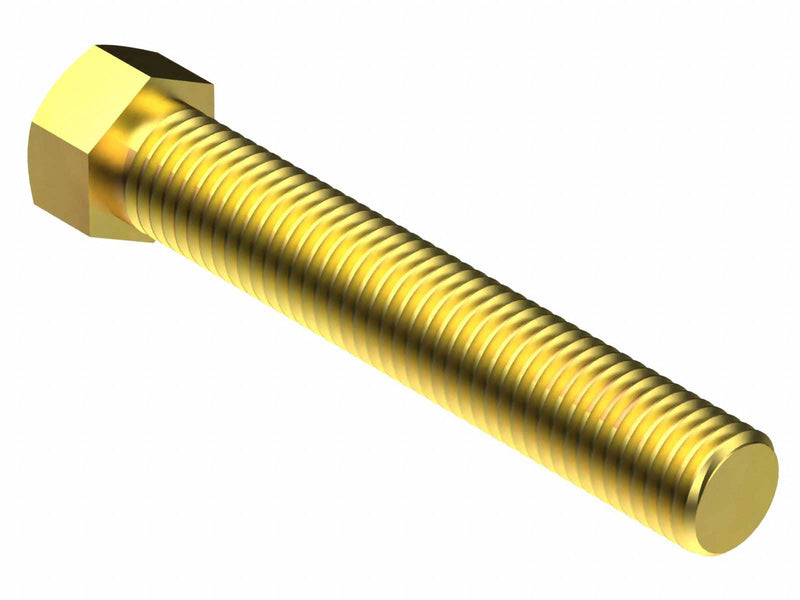 GL Huyett 440486 Hex Head Cap Screw, Steel, Grade L9, Zinc Yellow, 5/8"-11, Coarse, 1 1/2 in lg, Inch, 25 PK PK2