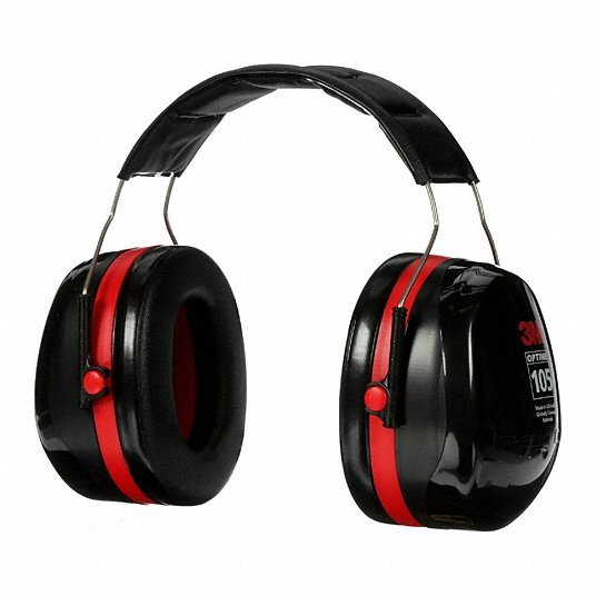 3M Peltor H10A Earmuffs Over - the - Head Earmuff, Passive, 30 dB NRR, Foam/Polyurethane/PVC, Black - KVM Tools Inc.KV1C139