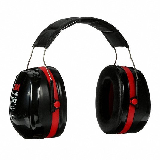3M Peltor H10A Earmuffs Over - the - Head Earmuff, Passive, 30 dB NRR, Foam/Polyurethane/PVC, Black - KVM Tools Inc.KV1C139
