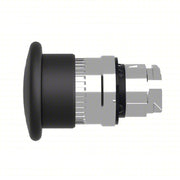 Schneider ZB4BT2 Push Button Operator: 22 mm Size, Maintained Push / Maintained Pull, Black, Metal - KVM Tools Inc.KV6HP71