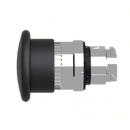 Schneider ZB4BT2 Push Button Operator: 22 mm Size, Maintained Push / Maintained Pull, Black, Metal - KVM Tools Inc.KV6HP71