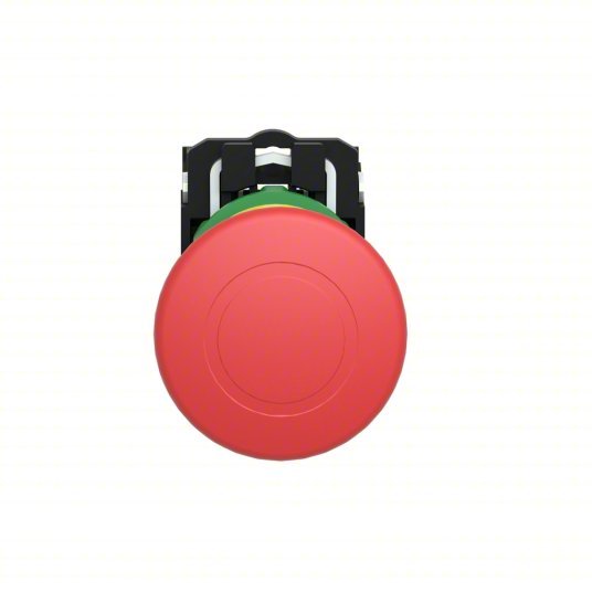 Schneider XB5AT845 Emergency Stop Push Button 22 mm Size, Maintained Push / Maintained Pull, Red - KVM Tools Inc.KV2UZD4