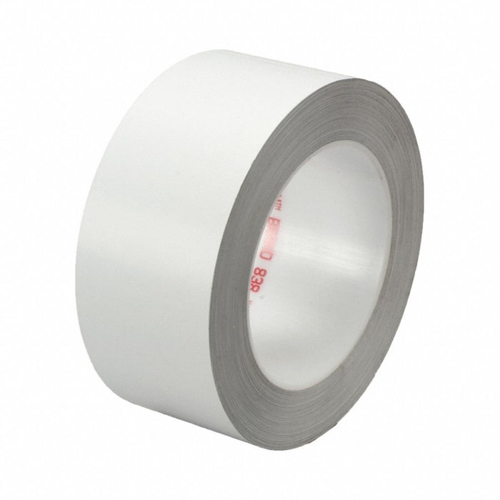 3M 05684 Film Tape, 1 in x 72 yd, White, PVC