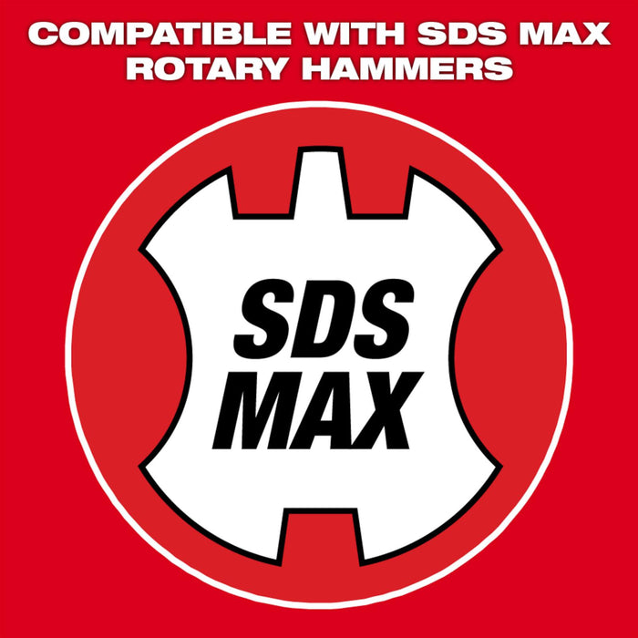 Milwaukee 48-62-4087 3 in x 12 in SLEDGE SDS-MAX Scaling Chisel - KVM Tools Inc.KV45L255