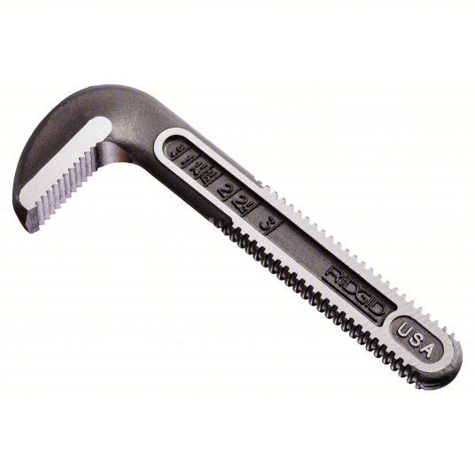 Ridgid 31695 Pipe Wrench Hook Jaw, For 824 / 24 Straight Pipe Wrench Replacement Jaws - KVM Tools Inc.KV1VTP5