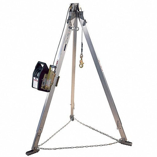 3M DBI - Sala 8301080 Confined Space Aluminum Tripod 7 ft to 7 ft Ht, 60 ft Cable Lg, Steel, Includes Winch - KVM Tools Inc.KV820LL7