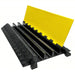 Electriduct CP - RPS - CR600 Cable Protector 3 Channels, Hinged, 2 3/8 in Max Cable Dia, 19 1/2 in Wd, 3 in Ht - KVM Tools Inc.KV800HP4