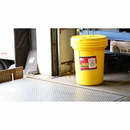 Brady SKA - 95 Spill Kit 82 gal Volume Absorbed Per Kit, 95 gal Drum, Handbook, Drum - KVM Tools Inc.KV5UZ65