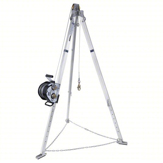 3M DBI - Sala 8000140 Confined Space Aluminum Tripod 5 ft to 7 ft Ht, 47 lb Wt Capacity - KVM Tools Inc.KV820LL6