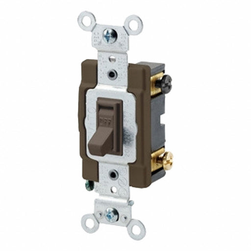 Leviton 54502-2 Toggle Switch Double Pole 15 A Brown