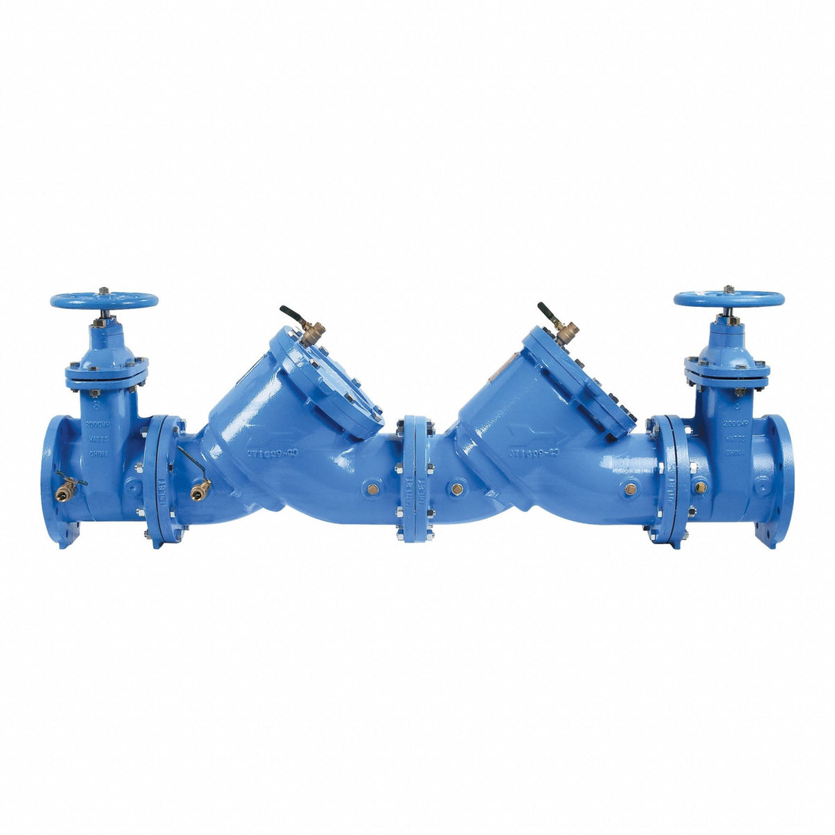 Watts LF709-NRS Double Check Valve Assembly, 3 in Pipe, Flange x Flang ...