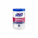 Purell 9341-06 Sanitizing Wipes, Canister, Ready to Use, Wipe, Alcohol, 10 in x 7 in Sheet Size, 6 PK