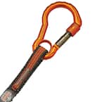 Ergodyne 3102F(X) 5 lbs. Orange and Gray Standard Detachable Single Carabiner Tool Lanyard - KVM Tools Inc.KV55EE68
