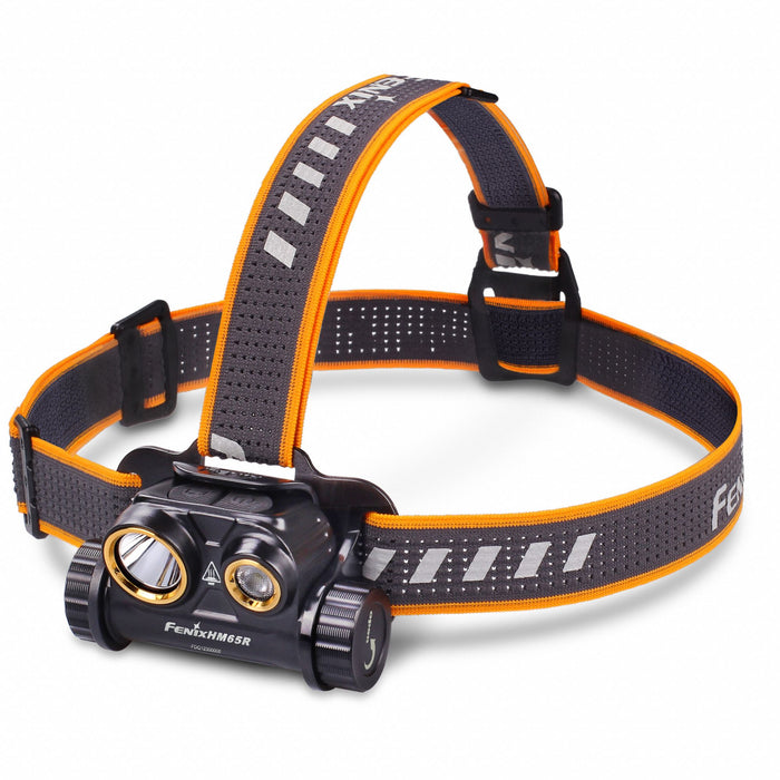 Fenix Lighting HM65R Rechargeable Headlamp, Rechargeable, 1, 400 lm Max. Brightness, 280 hr Max Run Time