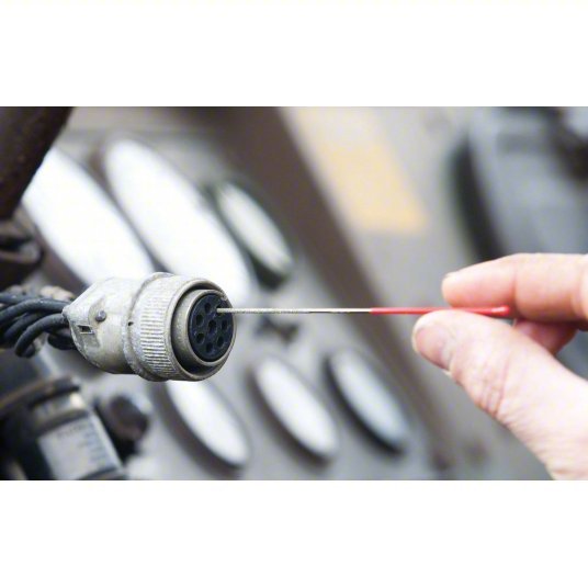 IPA 8042 Round Micro Files Round, 3 in Lg without Tang, 12 Pieces, Includes Handle - KVM Tools Inc.KV19RE91