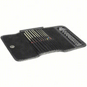 IPA 8042 Round Micro Files Round, 3 in Lg without Tang, 12 Pieces, Includes Handle - KVM Tools Inc.KV19RE91