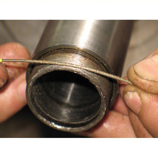 IPA 8042 Round Micro Files Round, 3 in Lg without Tang, 12 Pieces, Includes Handle - KVM Tools Inc.KV19RE91