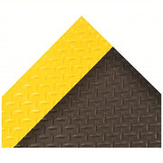 Notrax 831C0036BY - 12 Switchboard Mat Type II Class 2, Diamond Plate, 3 ft x 12 ft, 1/4 in Thick, 17,000 V Max Volt - KVM Tools Inc.KV3BY56