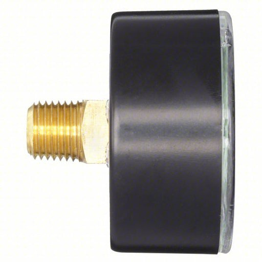 KVM Tools KV4FMC9 Commercial Pressure Gauge 0 to 300 psi, 2 in Dial, 1/4 in NPT Male, Center Back - KVM Tools Inc.KV4FMC9