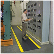 Notrax 831C0036BY - 12 Switchboard Mat Type II Class 2, Diamond Plate, 3 ft x 12 ft, 1/4 in Thick, 17,000 V Max Volt - KVM Tools Inc.KV3BY56