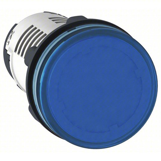 Schneider XB7EV06MP Pilot Light 22 mm Panel Mounting Hole Dia, LED, Blue, XB7 PK10 - KVM Tools Inc.KV55WK48