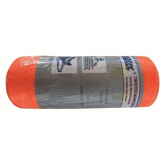 KVM Tools KV12U292 Twine Twisted, 27 lb Working Load Limit, Spool, 1/16 in Dia, 525 ft Overall Lg - KVM Tools Inc.KV12U292