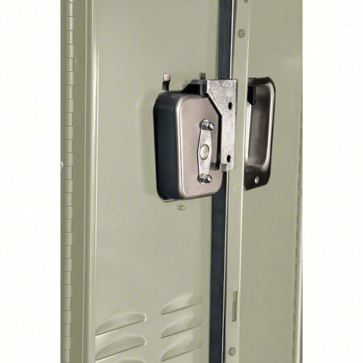 Hallowell U1256 - 2A - PT Wardrobe Locker 12 in x 15 in x 66 in, Louvered, 2 Tiers, 1 Units Wide, Padlock Hasp, Tan - KVM Tools Inc.KV1AEG6