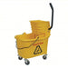 KVM Tools KV2PYH4 Mop Bucket and Wringer Side Press, 8 3/4 gal Capacity, Plastic, Yellow, Side Press - KVM Tools Inc.KV2PYH4