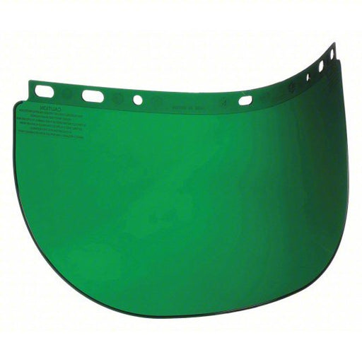 Honeywell Fibre - Metal 4178IRUV5 Faceshield Visor Green, Uncoated, Polycarbonate, 8 in Visor Ht - KVM Tools Inc.KV2KFZ1