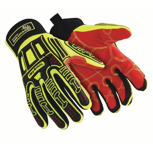 Hexarmor 2021X - XXL (11) Mechanics Gloves 2XL, Riggers Glove, Synthetic Leather, ANSI Cut Level A3, 1 PR - KVM Tools Inc.KV56KF34