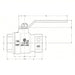 Apollo 77F10501 Manual Two - Way Ball Valve 1 in, Brass, Straight, FNPT x FNPT, 600 psi Max. Pressure - KVM Tools Inc.KV804Z81