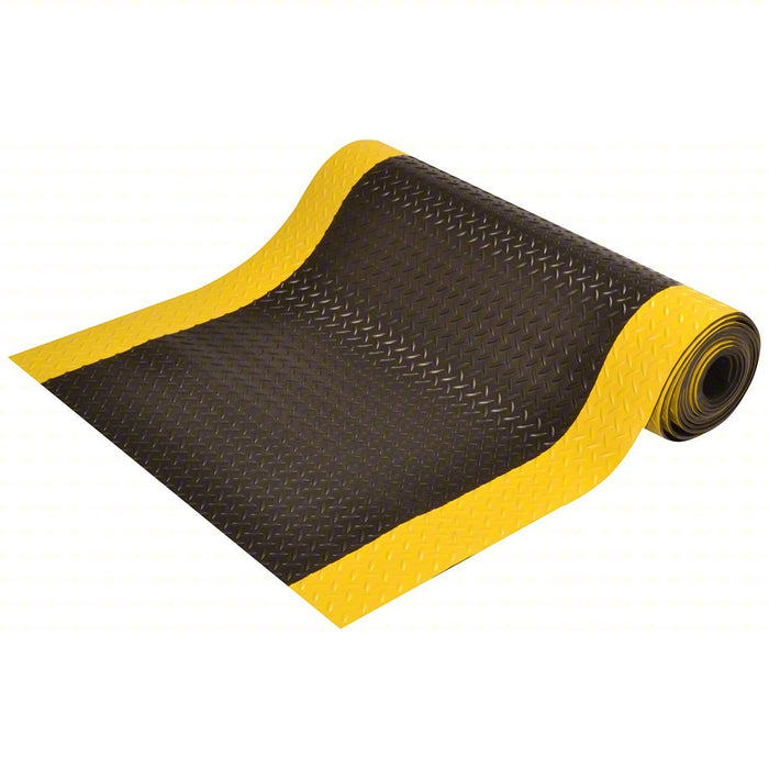 Notrax 831C0036BY - 12 Switchboard Mat Type II Class 2, Diamond Plate, 3 ft x 12 ft, 1/4 in Thick, 17,000 V Max Volt - KVM Tools Inc.KV3BY56