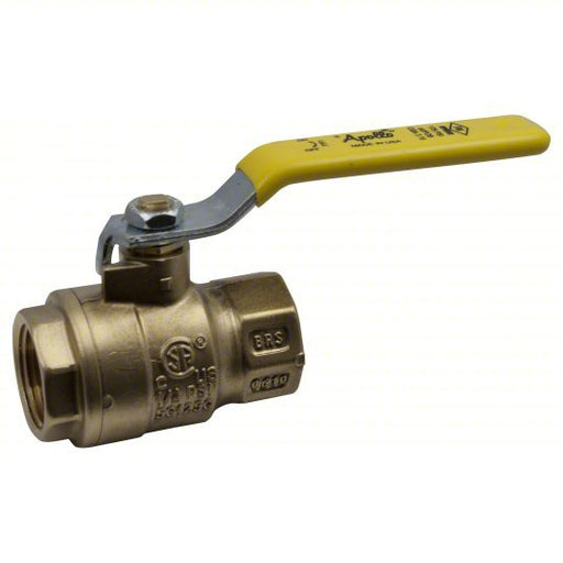 Apollo 77F10701 Manual Two - Way Ball Valve 1 1/2 in, Brass, Straight, FNPT x FNPT, Full Port Ball Port, Lever - KVM Tools Inc.KV804Z83