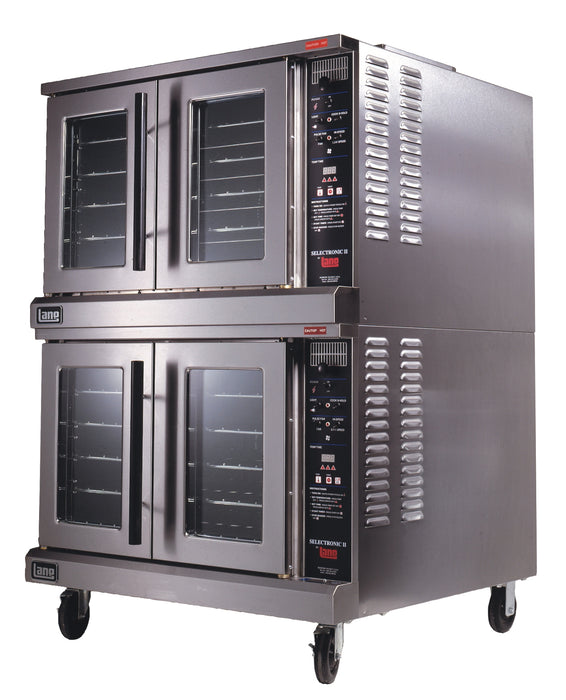 Lang ECOD-AP2 Strato Series Double Deck Full Size Bakers Depth Electric Convection Oven