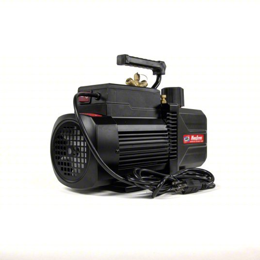 Uniweld MEVP14S MaxEvac Vacuum Pump, A2L Compatible, 14.4 CFM, 1.5 HP 2 - Stage, 115V/60 Hz 14.4 cfm, 120V AC - KVM Tools Inc.KV843H35