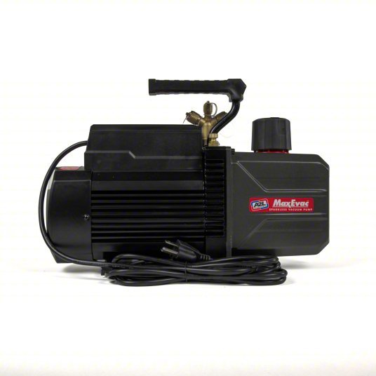 Uniweld MEVP14S MaxEvac Vacuum Pump, A2L Compatible, 14.4 CFM, 1.5 HP 2 - Stage, 115V/60 Hz 14.4 cfm, 120V AC - KVM Tools Inc.KV843H35
