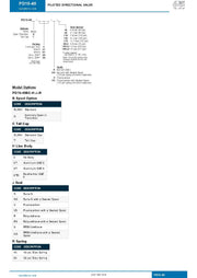 Hydraforce PD10 - 40 - 0 - NS - 110 Piloted 3 - Way Valve - KVM Tools Inc.KVPD10 - 40 - 0 - NS - 110