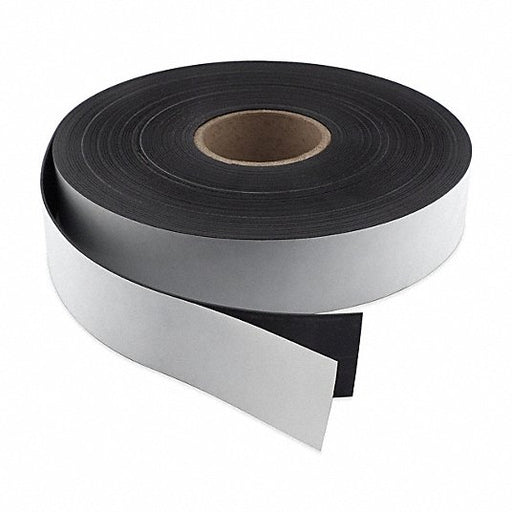 KVM Tools KV6YA65 Roll Magnet Indoor Adhesive Nonmagnetic Side, 100 ft Overall Lg, 2 in Overall Wd - KVM Tools Inc.KV6YA65