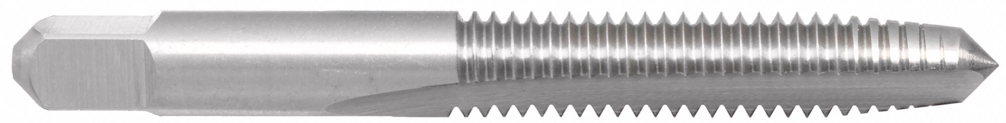 Chicago-Latrobe 308192 Straight Flute Tap, 1 in-12 UNF, H4 / 2B, 4 Flute, Plug Chamfer, High Speed Steel