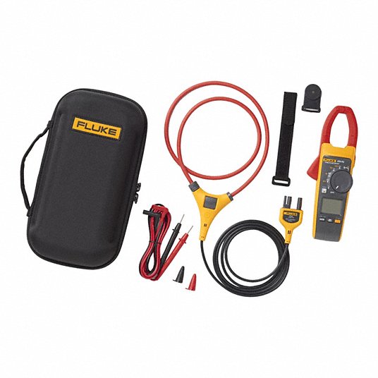 FLUKE-376 FC/WWG Digital Clamp Meter TRMS, CAT III 1000V/CAT IV 600V, 2,500 A Max AC Current Measurement