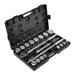 Pittsburg 5494 3/4 in. Drive Metric Jumbo Socket Set, 20-Piece - KVM Tools Inc.KVHJF5494