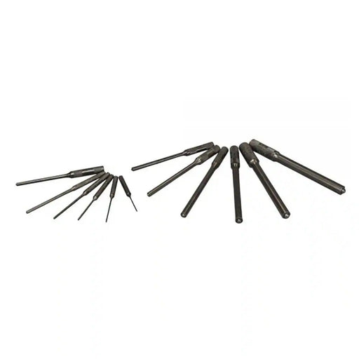 KVM Tools KV49A456 Pilot Punch Set, Alloy Steel, 12 Pc - KVM Tools Inc.KV49A456