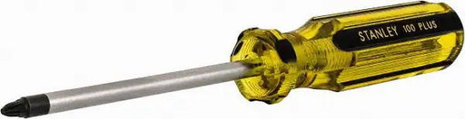 Stanley 64-102-A Screwdriver #2 Tip Size, 8 in Overall Lg, 4 in Shank Lg, Ergonomic Grip - KVM Tools Inc.KV53JT19