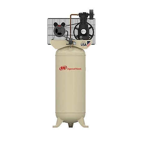 Ingersoll-Rand 20103172 5 hp 60 Gal Stationary Electric Vertical Air Compressor Single Phase, 230V, 135 Max psi, 18.1 CFM - KVM Tools Inc.KV67829671