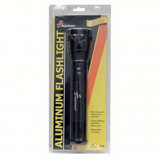 Ability One 6230-01-513-3306 Flashlight 1,601 lm Max Brightness, 3 hr Run Time at Max Brightness, Black, 2 Batteries - KVM Tools Inc.KV10E716