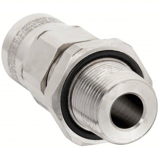 Appleton TMC2075075NB Cable Connector, 3/4 In, Straight, Silver - KVM Tools Inc.KV10G019