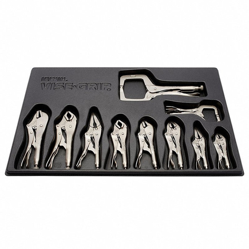 Irwin 1078Tray 10 pcs. Locking Pliers and C-Clamp Set - KVM Tools Inc.KV10J872