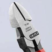 Knipex 70 01 160 Diagonal Cutting Plier Std, Straight, Narrow, 3/4 in Jaw Lg, 7/8 in Jaw Wd, 6 1/4 in Overall Lg - KVM Tools Inc.KV10T979