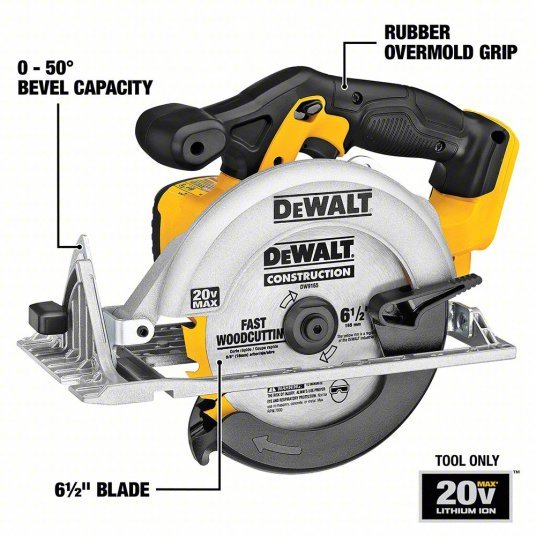 DeWalt DCS391B Cordless Circular Saw, Bare Tool, 20V - KVM Tools Inc.KV24T860